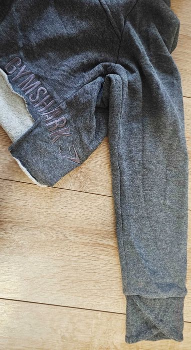Gymshark Cropped Hoodie Grey / Hanorac Scurt Gym mărimea S