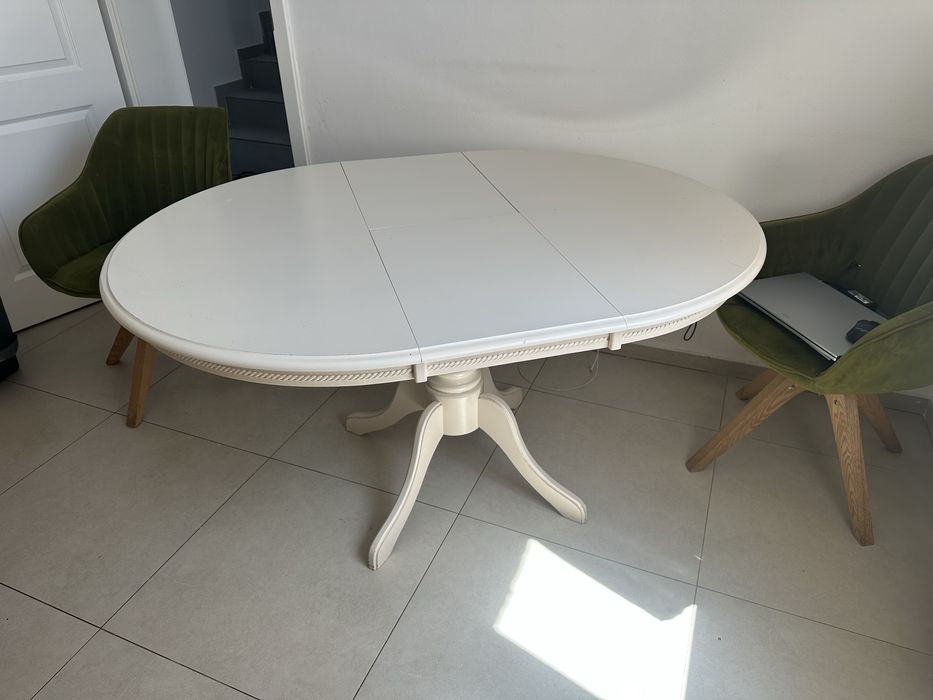 Masa extensibila lemn masiv retro