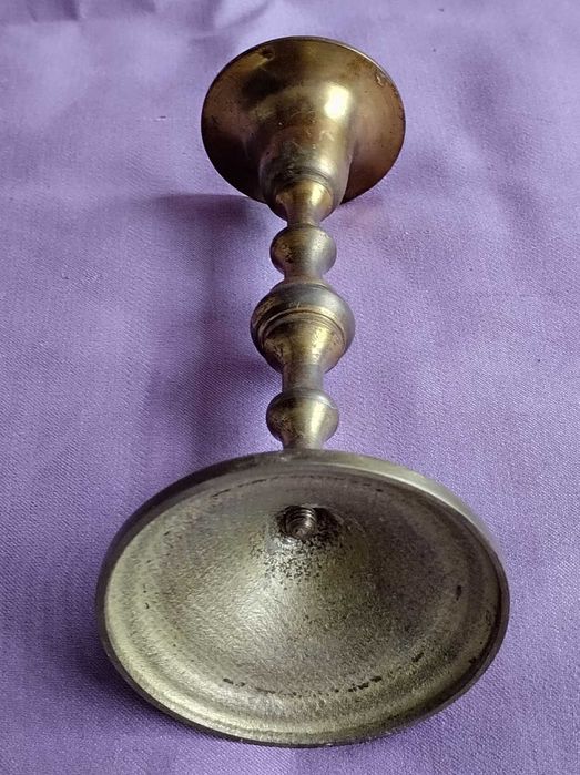 месингов свещник- 15см. -2бр.