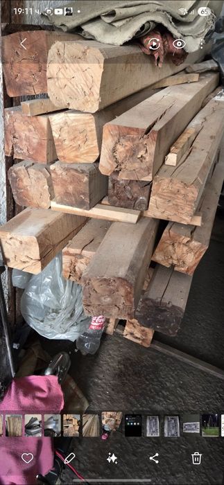 Букови греди  120х120х2200 мм