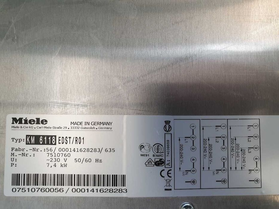 Miele Индукционен Плот Котлони 4 зони за Вграждане Миеле