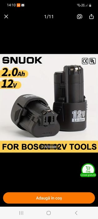 Acumulator / baterie bosch 12v