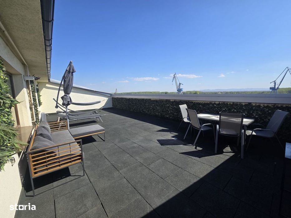 Penthouse  Vedere Panoramică | Dunăre | Terasă 63 Mp | Mansardă 116 Mp