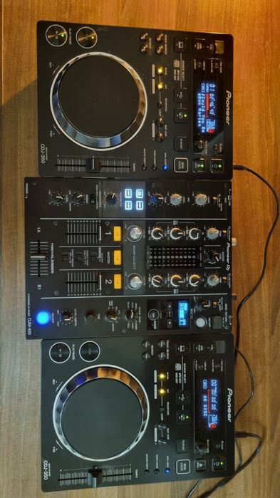 Playere Pioneer CDJ-350 + mixer DJM-450