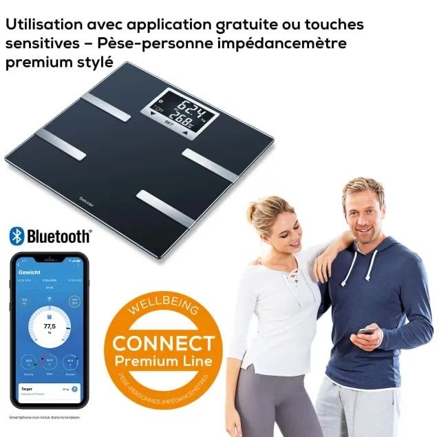 Cantar SMART de baie beurer bf 720 ai bluetoth app