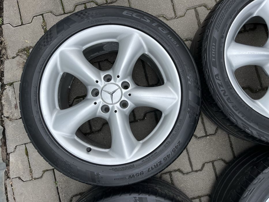 Jante aliaj 5x112mm, 245/45 R17, 225/50 R17,  Mercedes C E CLK SLK
