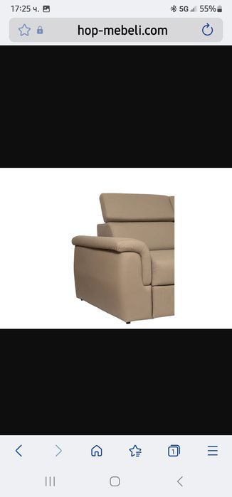 Ъглов диван Барбара