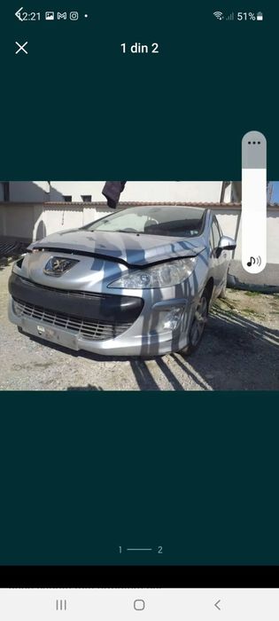 Uși stanga.  haion.punte spate peugeot 308