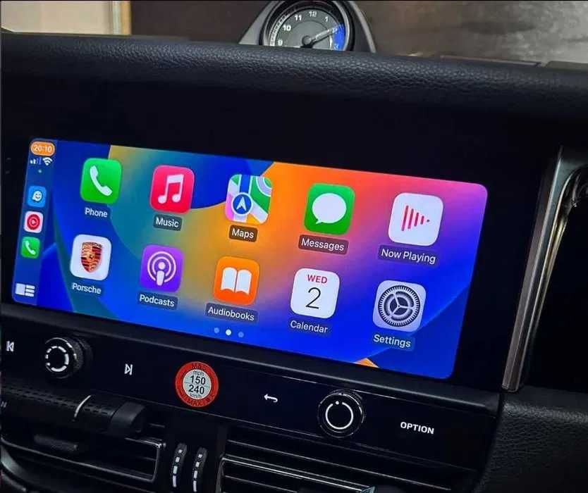 Porsche Apple CarPlay Android Auto Panamera Cayenne Macan Taycan PCM5