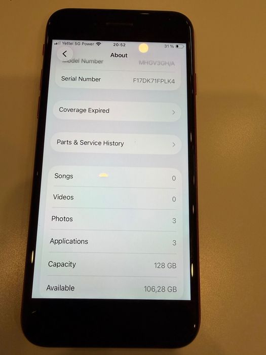 iPhone SE  128GB RED