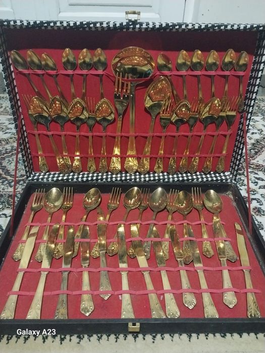 Итальянский RMB Italy олтин тусли приборлар тўплами — оригинал