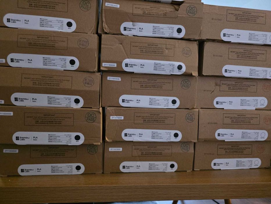 Filament PLA  Bambulab Rosu/Negru/Alb/Galben