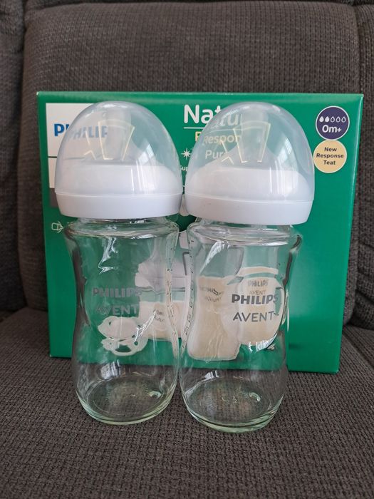 Стъклени шишета с биберон