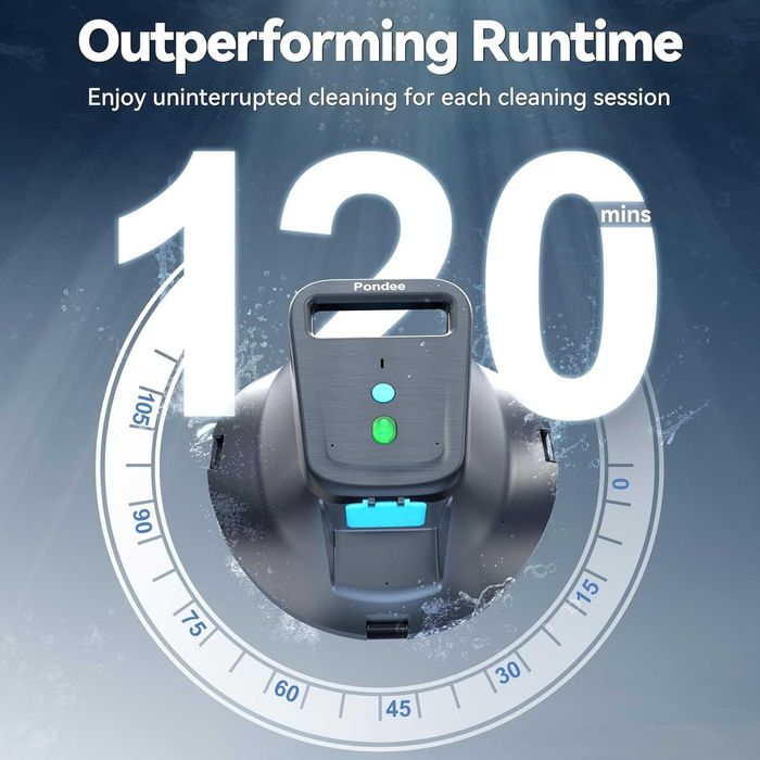 Pondee X1 робот прахосмукачка за басейн, 120 мин работа