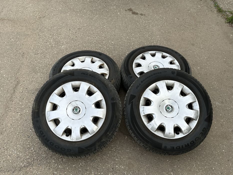 Roti 195/65/15 skoda ,seat,mercedes,vw, jante cauciucuri m+s