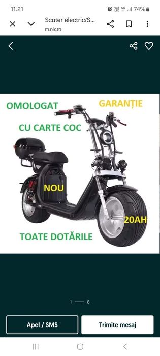 Scuter Electric Super Harley