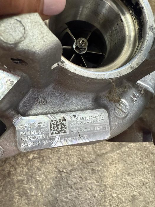 Турбо Audi VW Seat Skoda A6 C8 mildh 05L253019L GTD1752VZ 2019г