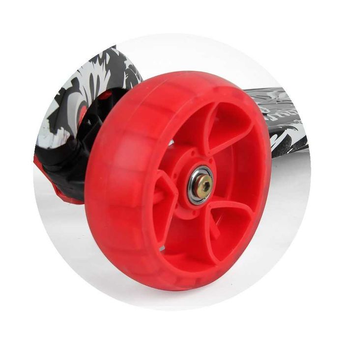 Детски скутер тротинетка Сгъваема Кроксър Ево 202 светещи гуми