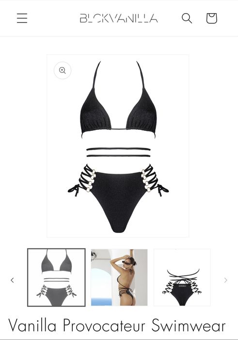 black vanilia бански