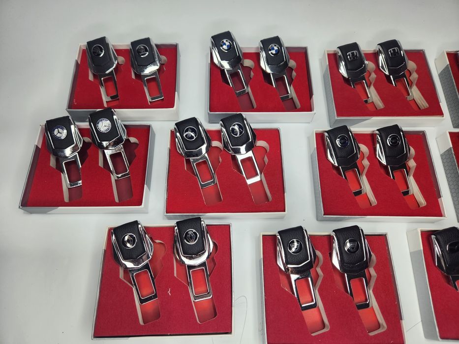 Anulator centura premium cu elemente din piele si logo