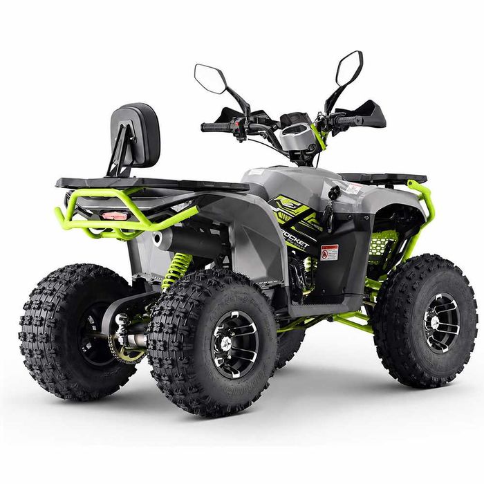 Atv 125cc MNR Troodon Deluxe 8" semi-automat 4T benzina gri/verde
