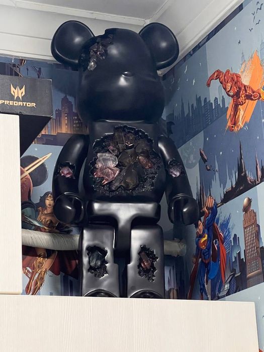 Bearbrick violent bear black