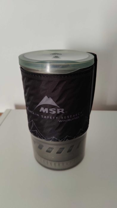 MSR WindBurner 1.0L Personal Stove System + Coffee Press – pachet complet