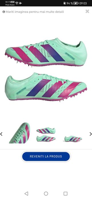 Pantofi cuie atletism