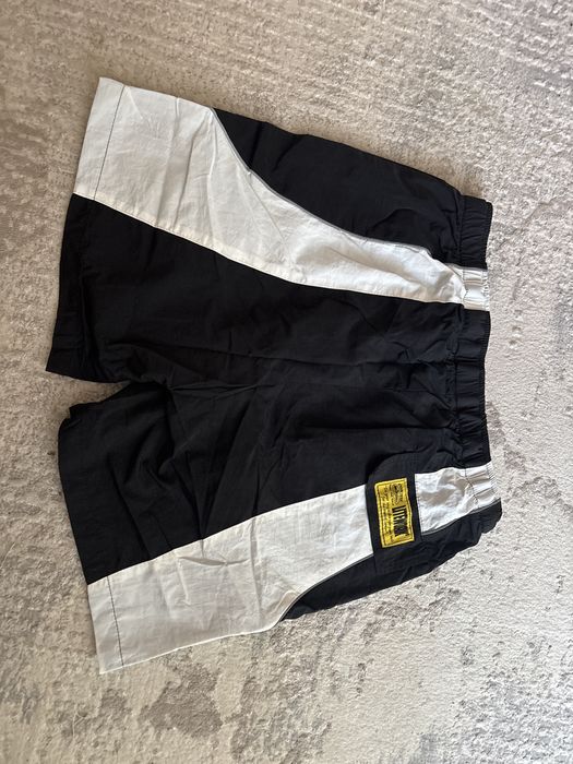 Шорты Corteiz Litework Shorts Black/White (Новые с бирками)