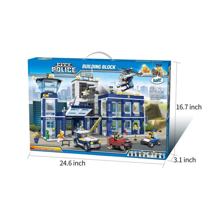 Конструктор City police бягство от затвора 1145 части