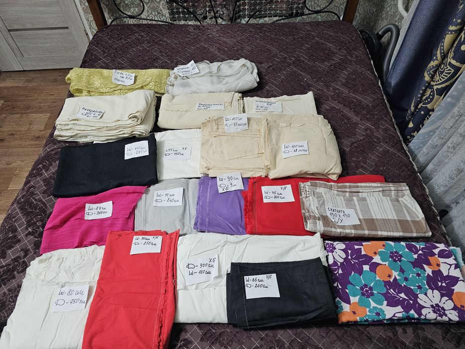 Продам ткани  500 тг за метр