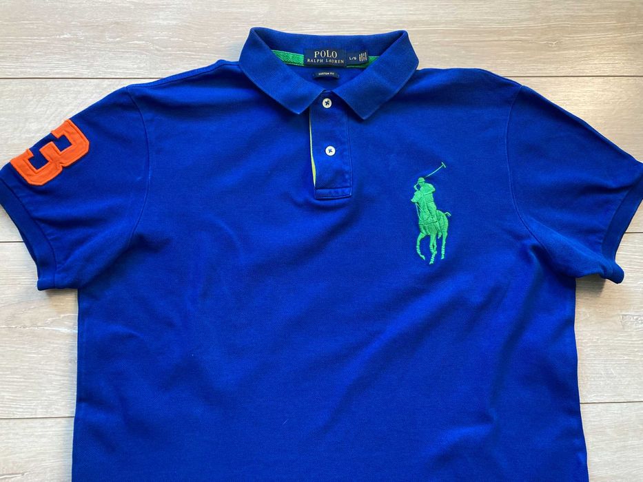 POLO By Ralph Lauren BIg Pony Custom Fit мъжка поло тениска размер L