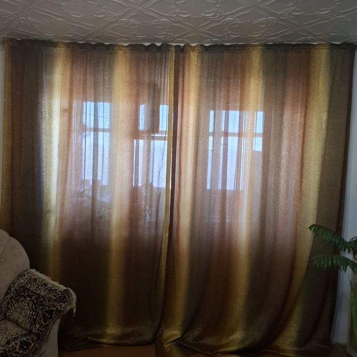 Шторы для окна с балконом