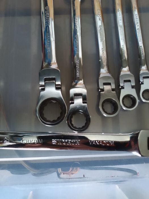 Set Nou 6 Chei WURTH combinate fixe/inelare Calitate Premium
Set din 6