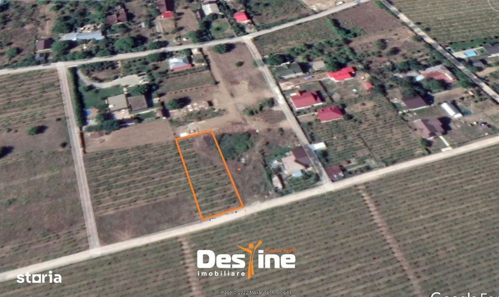 Barnova - Teren Intravilan 974 Mp, utilitati, drum betonat