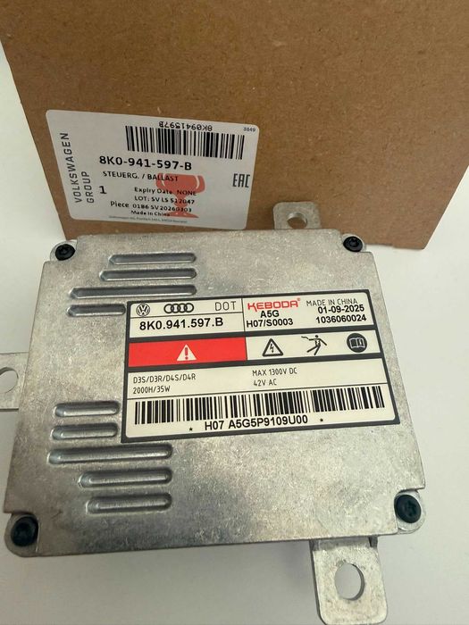 Modul comandă far xenon Audi