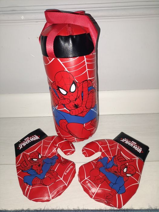Человек паук перчатка груша детский