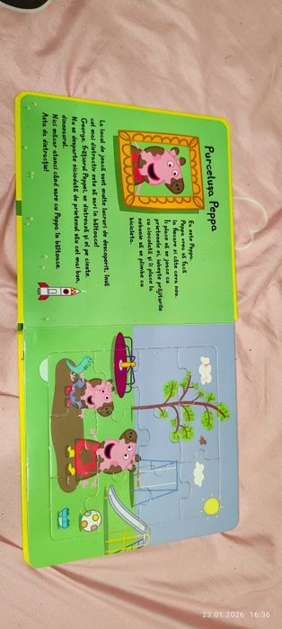 Carte puzzle Peppa Pig