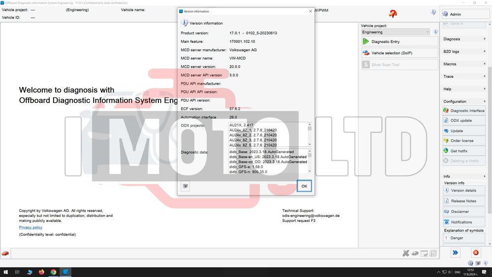 Lenovo ThinkPad 8GB , i5, 256SSD + VNCI (VAS) 6154A ODIS CAN FD DOIP