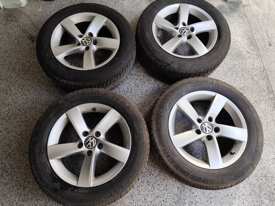 Джанти с гуми 16 цола 5/112 vw, Ауди, Шкода, Сеат