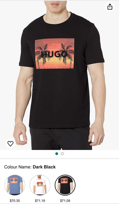 HUGO T-shirt Black