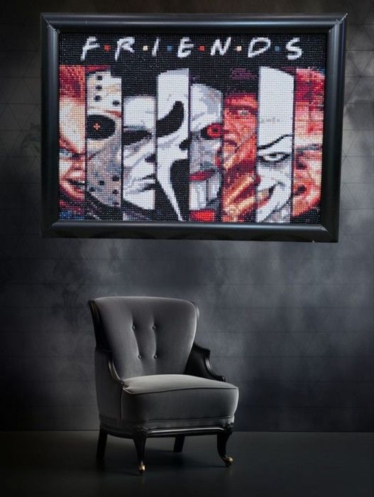 Картина из страз «8 злодеев».