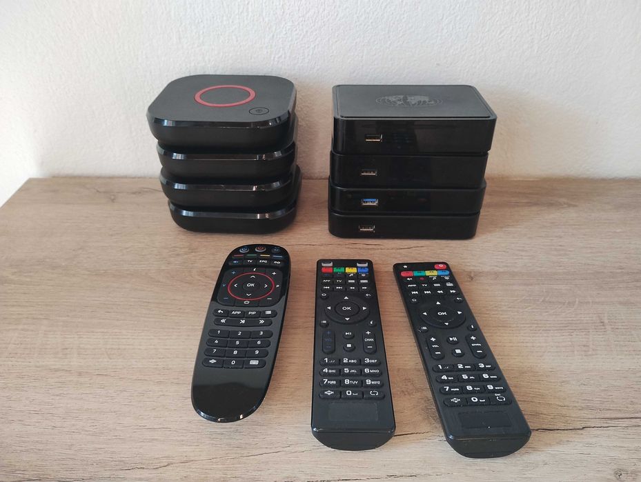 Разчистване 8 броя Infomir MAG TV BOX