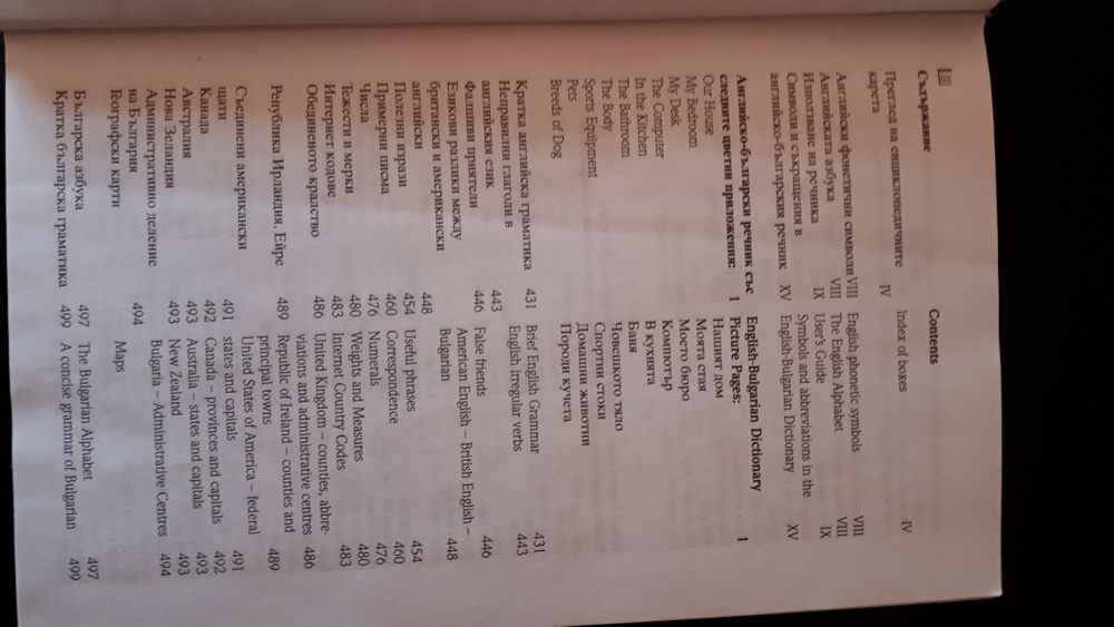 Училищен речник  английски