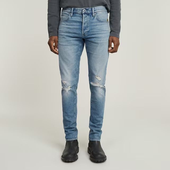 Оригинални дънки G-Star Raw 3301 W33 , W34 , W36 Slim нови мъжки светли