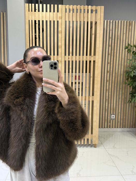 Трендовя модель эко-шубы