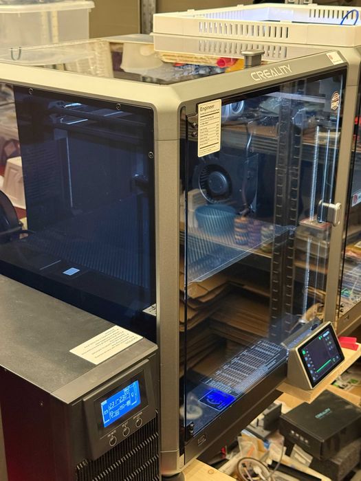 Creality K1 Max - doar 67h total print - stare foarte buna - extra build plate carbon