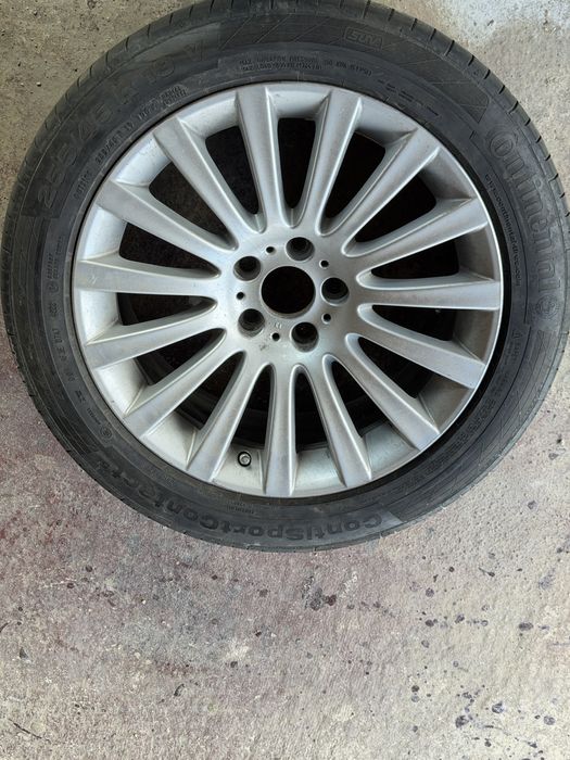 Set Jante BMW Style 235 pe 19 inch - 5x120 - Anvelope Continental 255/45 R19