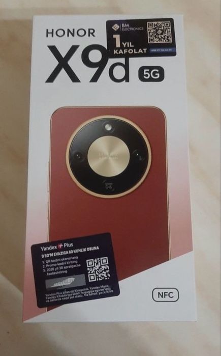 Honor X9d 5G ROM 256 RAM 12 GB Yangi  karopka
