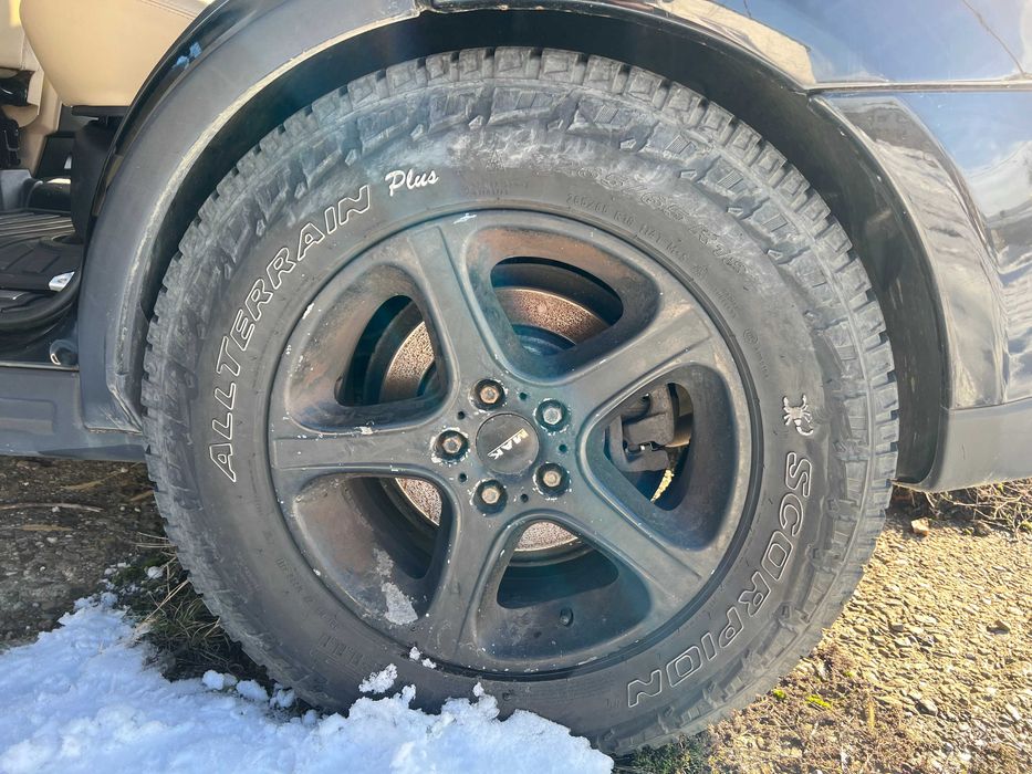 Jante Mak 18 Land Rover cu anvelope Pirelli SCORPION A/T 265/65R18 M+S